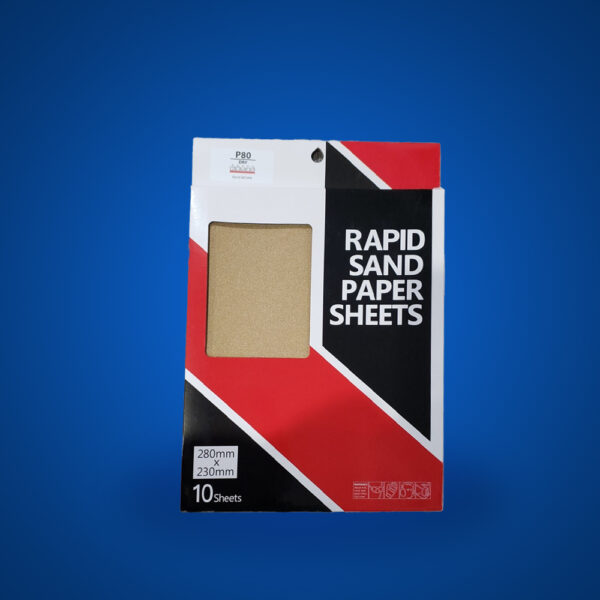 320# OSLONG RETAIL SANDPAPER SHEET 280 X 230MM 10 PK